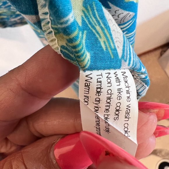 TORI RICHARD Men’s 2XL Aloha Shirt Short Sleeve Button Cotton pocket - Picture 11 of 12